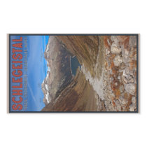 Schlegeistal - View Down the Valley Rectangular Stickers