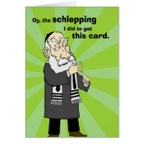 Schlepping Hanukkah Card cards