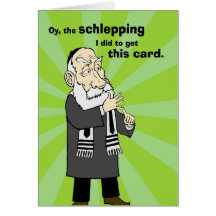 Schlepping Hanukkah Card