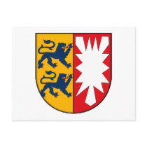 Schleswig Holstein Coat of Arms Postcard by FlagTshirts Schleswig Holstein Coat of Arms Postcard
