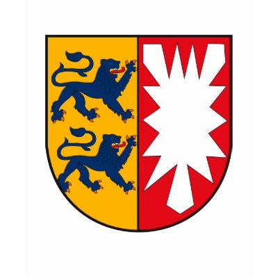 Schleswig Holstein Coat of Arms T-shirt by FlagTshirts