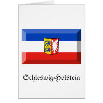 Schleswig-Holstein Flag Gem Greeting Card