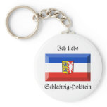 Schleswig-Holstein Flag Gem Key Chains