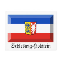 Schleswig-Holstein Flag Gem postcards by Vexillophile Schleswig-Holstein Flag Gem postcards
