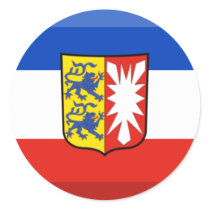 Schleswig-Holstein Flag Gem stickers by Vexillophile Schleswig-Holstein Flag Gem stickers