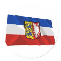 Schleswig-Holstein Flag stickers by Vexillophile Schleswig-Holstein Flag stickers