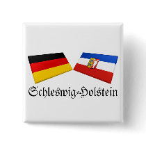 Schleswig-Holstein, Germany Flag Tiles buttons