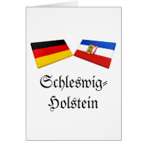Schleswig-Holstein, Germany Flag Tiles cards