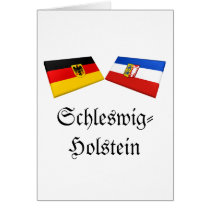 Schleswig-Holstein, Germany Flag Tiles cards