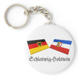 Schleswig-Holstein, Germany Flag Tiles Key Chain