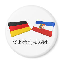 Schleswig-Holstein, Germany Flag Tiles magnets