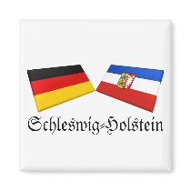 Schleswig-Holstein, Germany Flag Tiles magnets