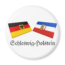Schleswig-Holstein, Germany Flag Tiles magnets