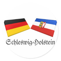 Schleswig-Holstein, Germany Flag Tiles stickers by Vexillophile Schleswig-Holstein, Germany Flag Tiles stickers