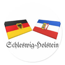 Schleswig-Holstein, Germany Flag Tiles stickers by Vexillophile Schleswig-Holstein, Germany Flag Tiles stickers