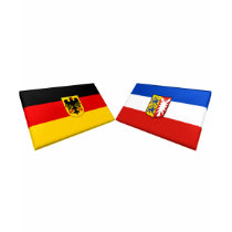 Schleswig-Holstein, Germany Flag Tiles t-shirts