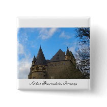 Schloss Buerresheim, Castle Buerresheim buttons by Rainmountain Schloss Buerresheim, Castle Buerresheim buttons