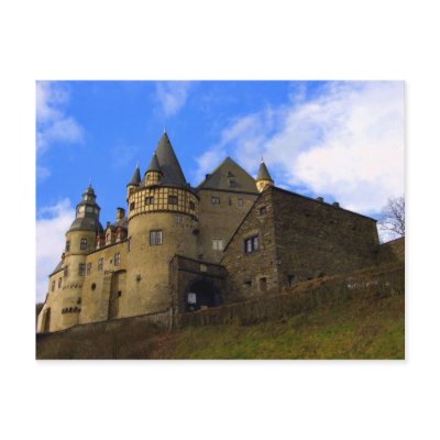Schloss Buerresheim Postcard by Rainmountain