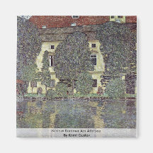 Schloss Kammer est Attersee de Klimt Gustavo Imán De Frigorífico