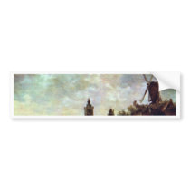 Schloß ntfort By Goyen Jan Van (Best Quality) Bumper Stickers