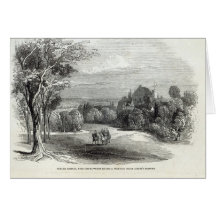 Schloss Rosenau, near Coburg Greeting Card