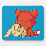 SCHLUP Fox Eating Rabbit Mousepad