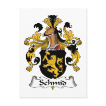 Schmid Family Crest postcards