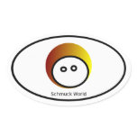 Schmuck World Euro Oval Sticker
