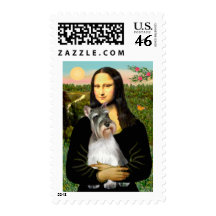 Schnauzer 11N - Mona Lisa Stamp