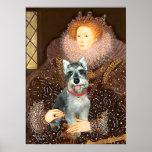 Schnauzer 8cr - Queen Print