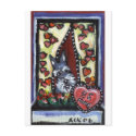 Schnauzer be mine Valentine heart postcards by zadajeanne Schnauzer be mine Valentine heart postcards