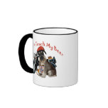 Schnauzer Biker Don't Touch My Beer Mugs