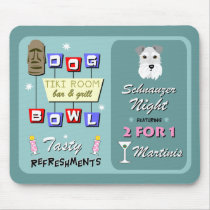 Schnauzer Bowling Night Mousepad