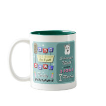 Schnauzer Bowling Night Mug