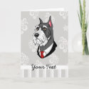 Schnauzer Card card