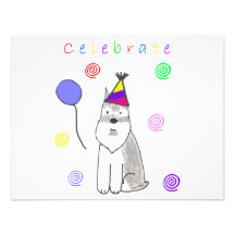Schnauzer Celebrate Invites