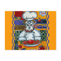 Schnauzer Chef postcards