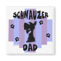 Schnauzer Dad Magnet
