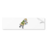 Schnauzer Detective Bumper Sticker