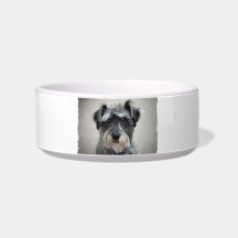 Schnauzer Dog Pet Bowl