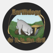 Schnauzer Earthdog Stickers