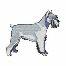 Schnauzer Embroidered Polo Shirt