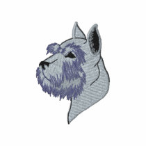 Schnauzer embroidered shirts