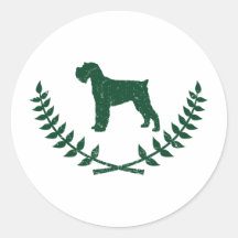 Schnauzer Etiqueta