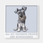 Schnauzer Favorite Fridge Magnet