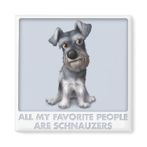 Schnauzer Favorite magnets