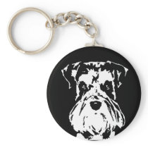 Schnauzer Gifts - Keychain