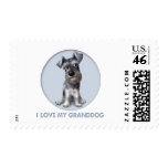 Schnauzer Granddog postage