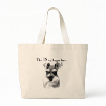 Schnauzer Happy Face Bags