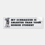 Schnauzer Honor Bumper Sticker